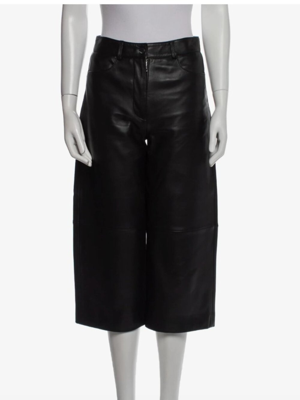 NWOT: Maje Wide Leg Leather Pants